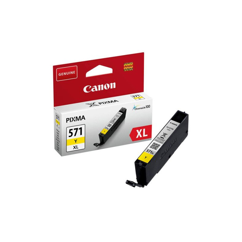 Cartucho Original CANON CLI571XL Amarillo - CLI571YXL [ML-11][PAG-680]