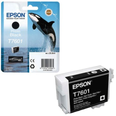 Cartucho Original EPSON T7601 Negro - C13T76014010 [ML-25.9]