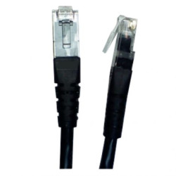 Latiguillo de Red RJ45 Cat.6 UTP - 3 m · Negro
