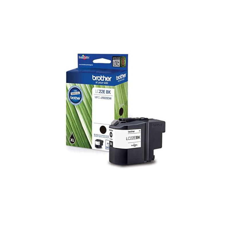 Cartucho Original BROTHER LC22E Negro - LC22EBK [PAG-2400]