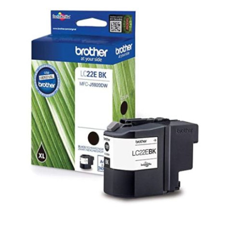 Cartucho Original BROTHER LC22E Negro - LC22EBK [PAG-2400]