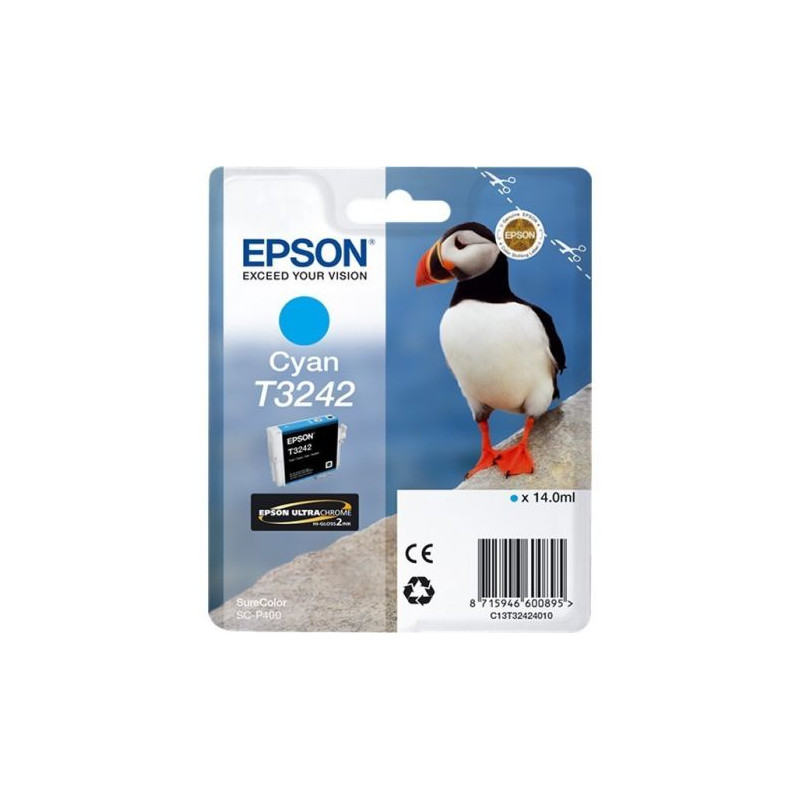 Cartucho Original EPSON T3242 Cyan - C13T32424010 [ML-14][PAG-980]