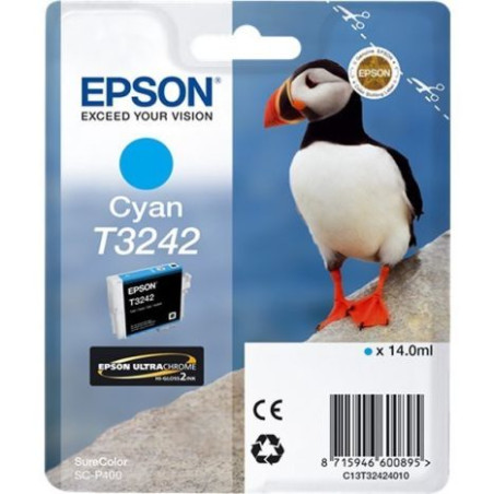 Cartucho Original EPSON T3242 Cyan - C13T32424010 [ML-14][PAG-980]