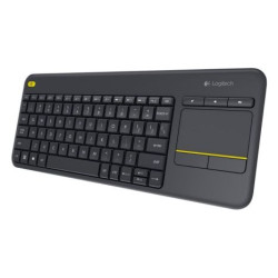Teclado Inalámbrico LOGITECH K400+ 920-007137 - USB · Touchpad · 10m · Negro