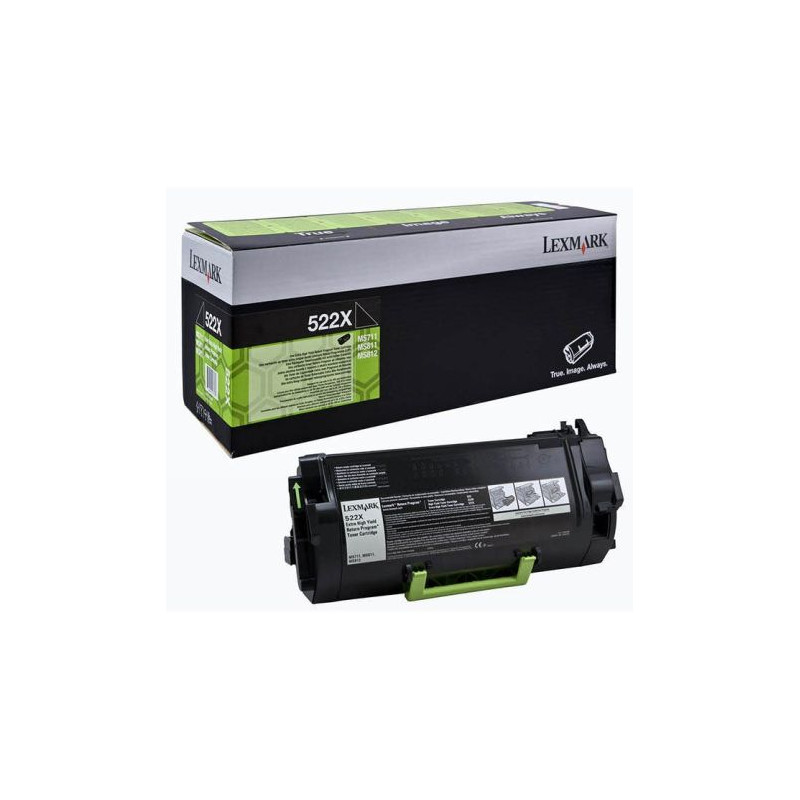 Toner Original LEXMARK 52D2X00 Negro - 52D2X00 [PAG-45000]
