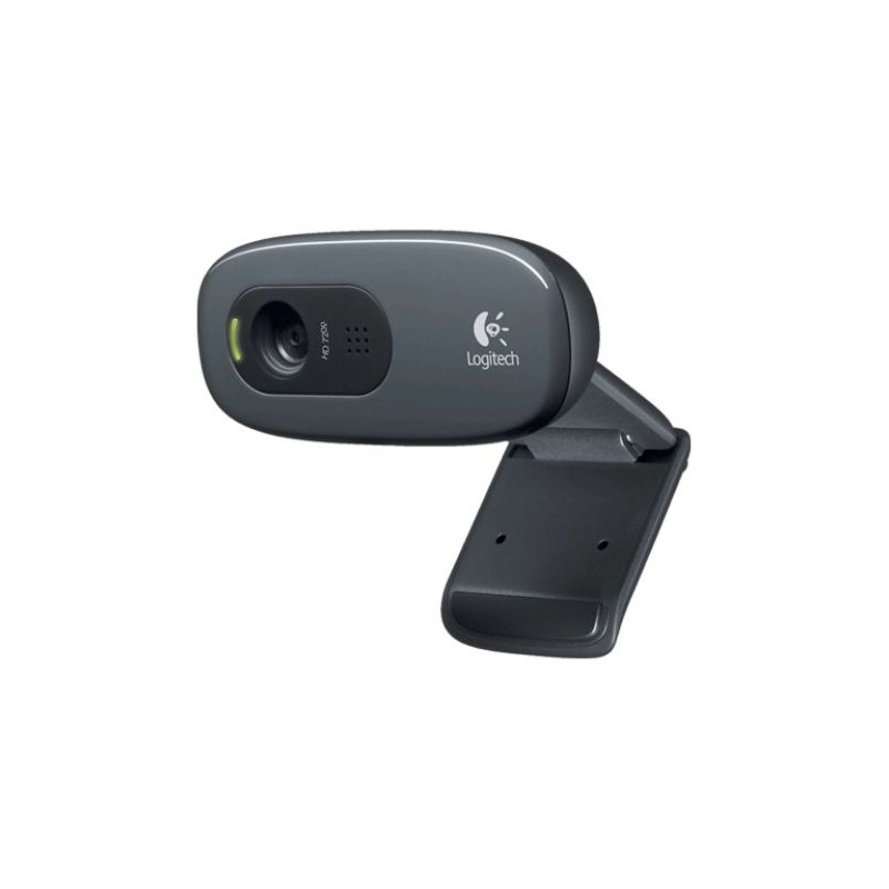 Webcam LOGITECH HD C270 960-001063 - 720p HD · Micrófono integrado · USB · Windows · MacOs