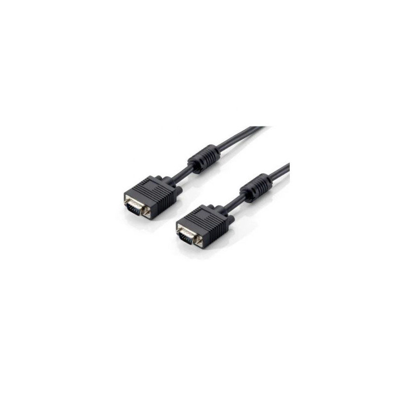 Cable S/VGA Macho a Macho - 5 m · Negro