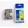 CINTA ORIGINAL BROTHER P-TOUCH AMARILLO/NEGRO 18MM CINTA LAMINADA ESTANDAR 8M