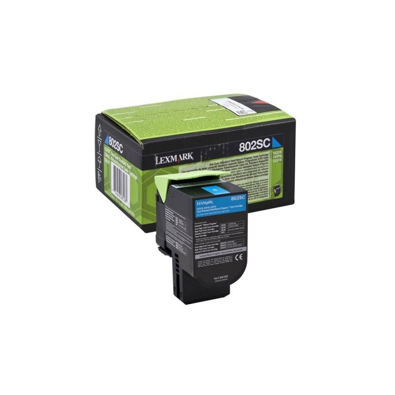 Toner Original LEXMARK 80C2S Cian - 80C2SC0 [PAG-2000]