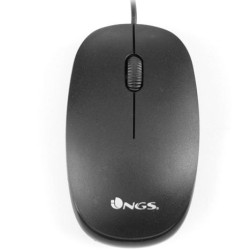 Ratón con Cable NGS FLAME - USB · 1000DPI · Negro