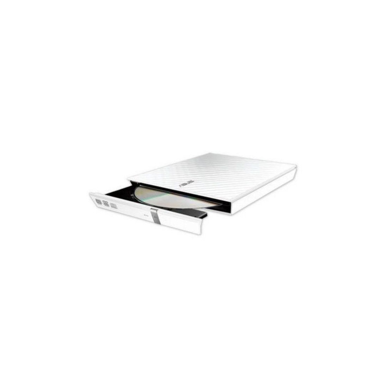 Grabadora Externa ASUS SDRW-08D2S-U USB 2.0 Blanco - 90-DQ0436-UA221KZ