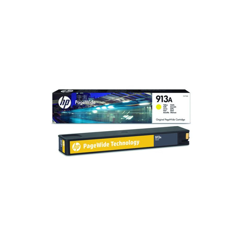 Cartucho Original HP 913A Amarillo - F6T79AE [ML-37.5][PAG-3000]