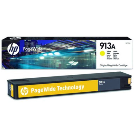 Cartucho Original HP 913A Amarillo - F6T79AE [ML-37.5][PAG-3000]