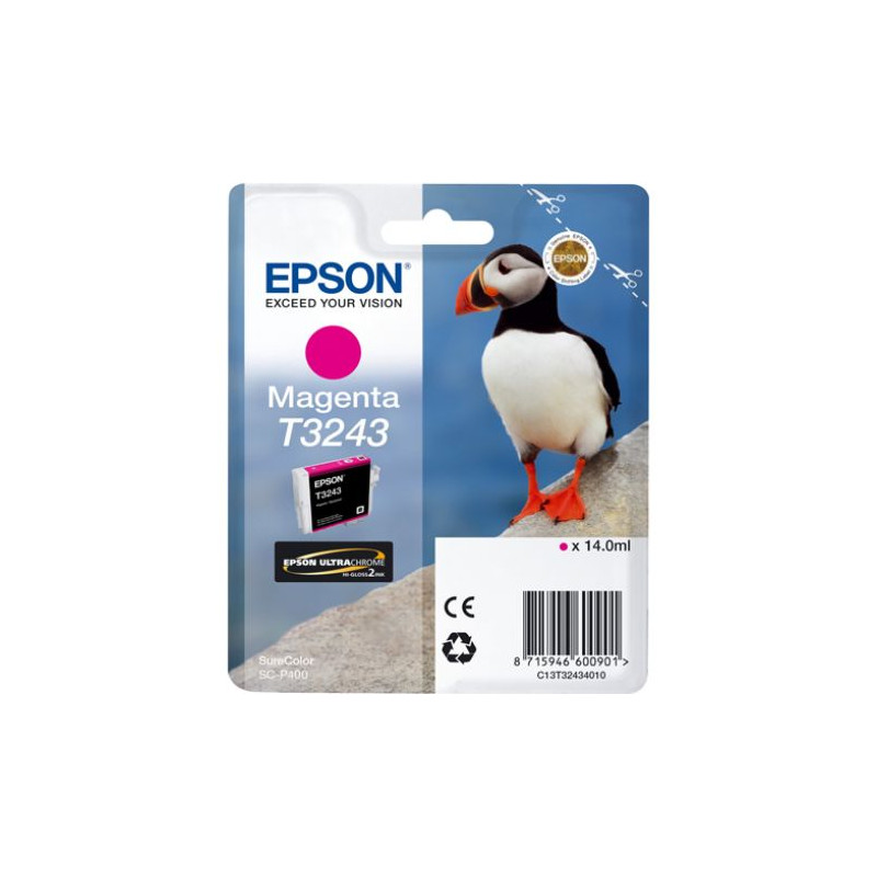 Cartucho Original EPSON T3243 Magenta - C13T32434010 [ML-14][PAG-980]