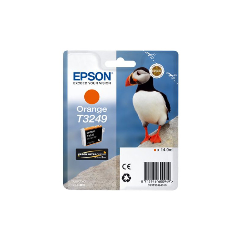 Cartucho Original EPSON T3249 Naranja - C13T32494010 [ML-14][PAG-980]