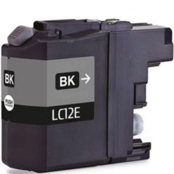 Cartucho Original BROTHER LC12E Negro - LC12EBK [PAG-2400]