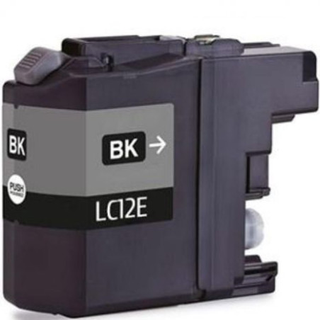 Cartucho Original BROTHER LC12E Negro - LC12EBK [PAG-2400]
