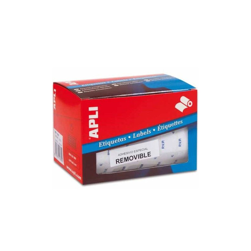 Pack 6 Etiquetas Removible APLI 26 x 16 mm - PL101950