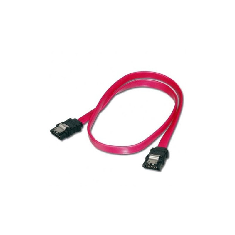 Cable SATA 7 Pines/M a SATA 7 Pines/M - 0.5 m · Rojo