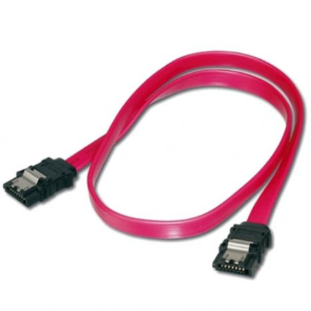 Cable SATA 7 Pines/M a SATA 7 Pines/M - 0.5 m · Rojo