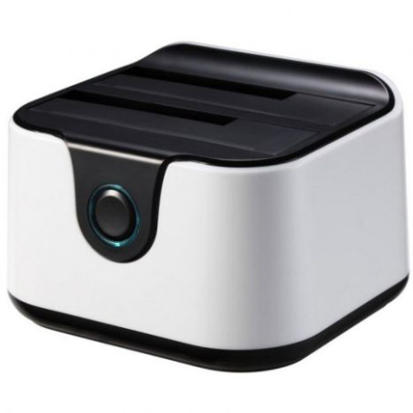 Doocking TOOQ HDD TQDS-802BW - 3TB · SATA · USB 3.0 · 2.5 · 3.5 · 2 Discos Duros