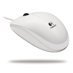 Ratón con Cable LOGITECH B100 910-003360 - USB 2.0 · 800DPI · Blanco
