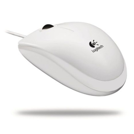 Ratón con Cable LOGITECH B100 910-003360 - USB 2.0 · 800DPI · Blanco