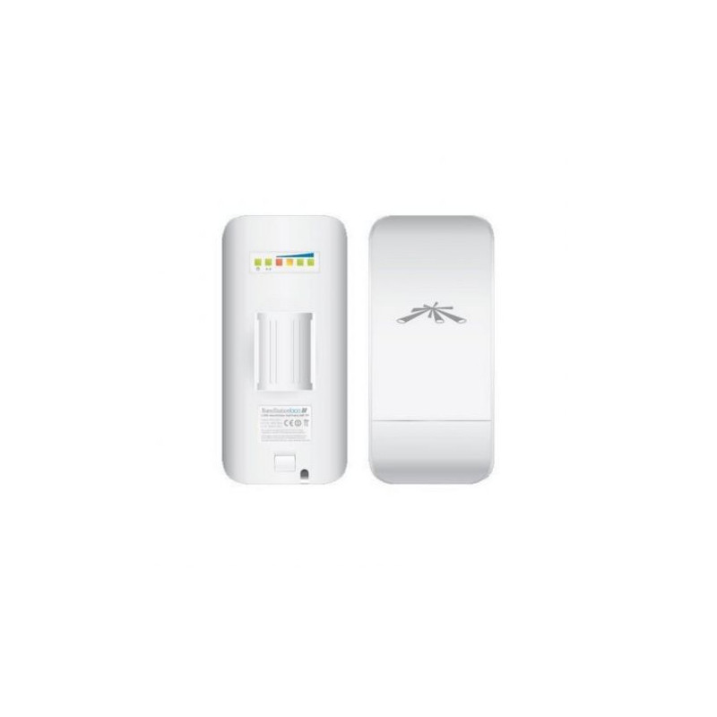 NANOSTATION UBIQUITI LOCOM5 - 802.11B/G/N - 5GHZ - 13DBI - 200MW - 1XRJ45 - INCLUYE POE