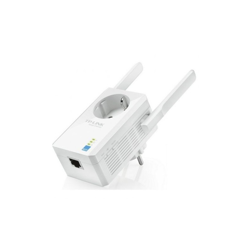 REPETIDOR WIFI TL-WA860RE - 300MBPS - 802.11B/G/N - 2 ANTENAS - BOTÓN RANGE EXTENDER - PUERTO ETHERNET - TOMA ADICIONAL SCHUKO