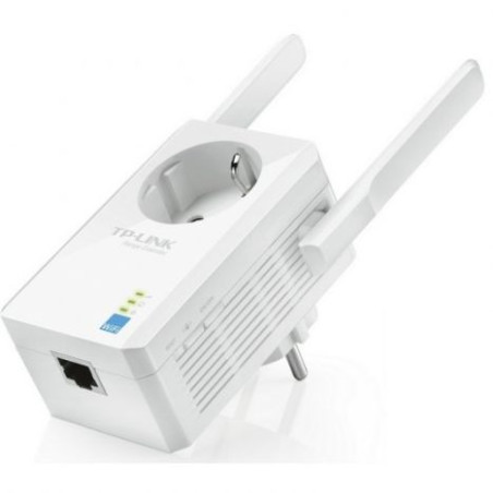 REPETIDOR WIFI TL-WA860RE - 300MBPS - 802.11B/G/N - 2 ANTENAS - BOTÓN RANGE EXTENDER - PUERTO ETHERNET - TOMA ADICIONAL SCHUKO