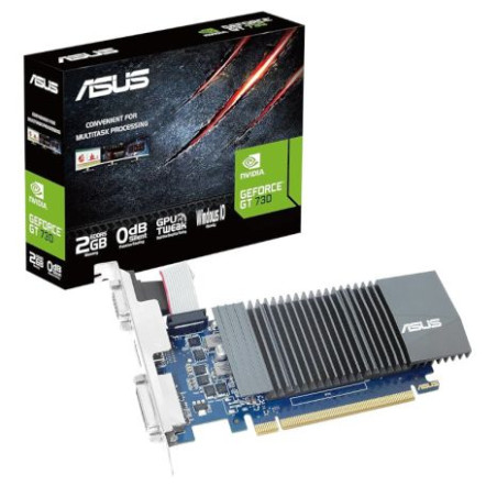 Tarjeta Gráfica ASUS GeForce GT 730 BRK 2GB GDDR5 - 90YV06N2-M0NA00