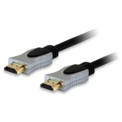 Cable HDMI 2.0 M/M - 5m · Negro · Gris