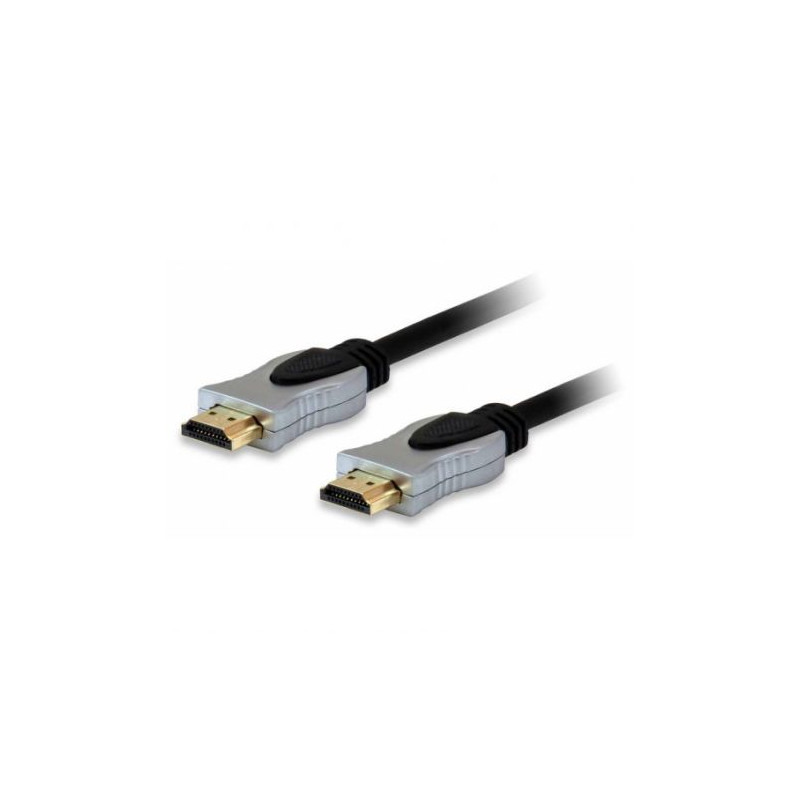 Cable HDMI 2.0 M/M - 5m · Negro · Gris