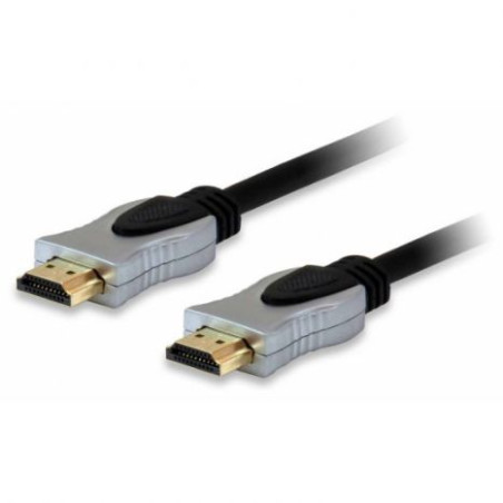 Cable HDMI 2.0 M/M - 5m · Negro · Gris