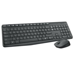 Pack Inalámbrico LOGITECH MK235 920-007919 - USB · Teclado y Ratón · 10m · Negro