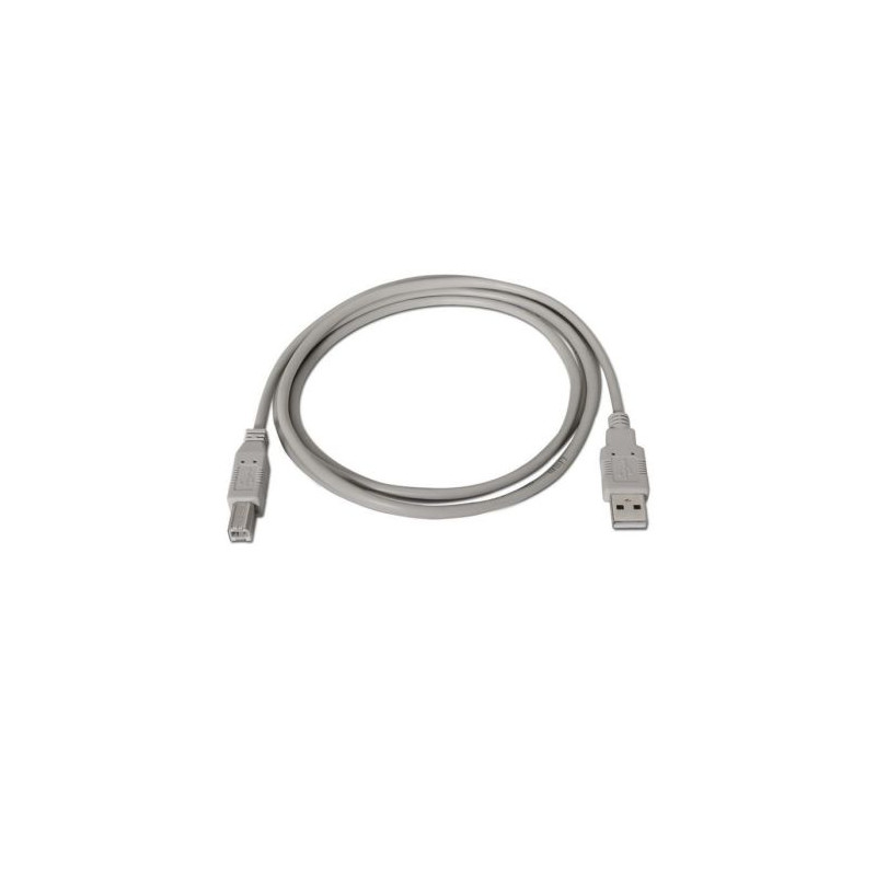 Cable para Impresora USB 2.0 Tipo A-M a Tipo B-M - 1.8 m · Beige