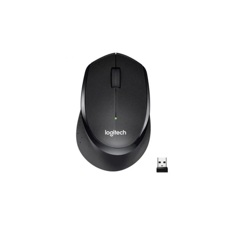 Ratón Inalámbrico LOGITECH M330 Silent Plus 910-004909 - USB · 1000DPI · Negro