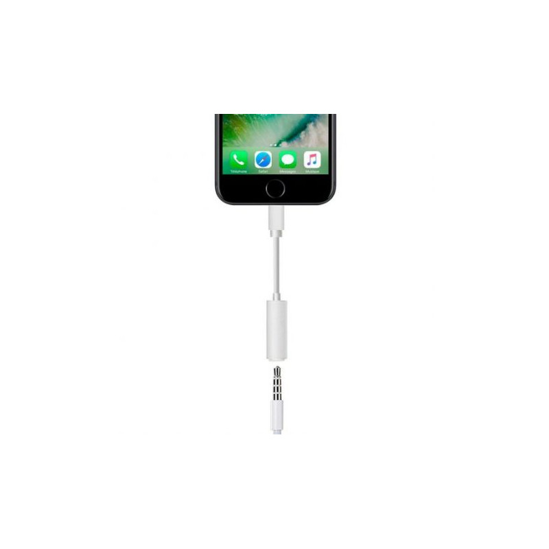 Adaptador APPLE MMX62ZM/A - Lightning a Jack 3.5mm