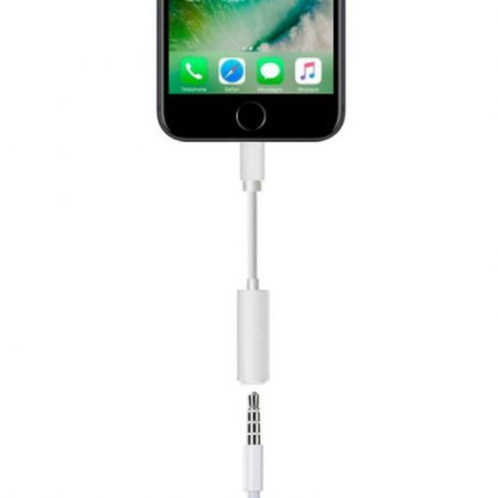 Adaptador APPLE MMX62ZM/A - Lightning a Jack 3.5mm