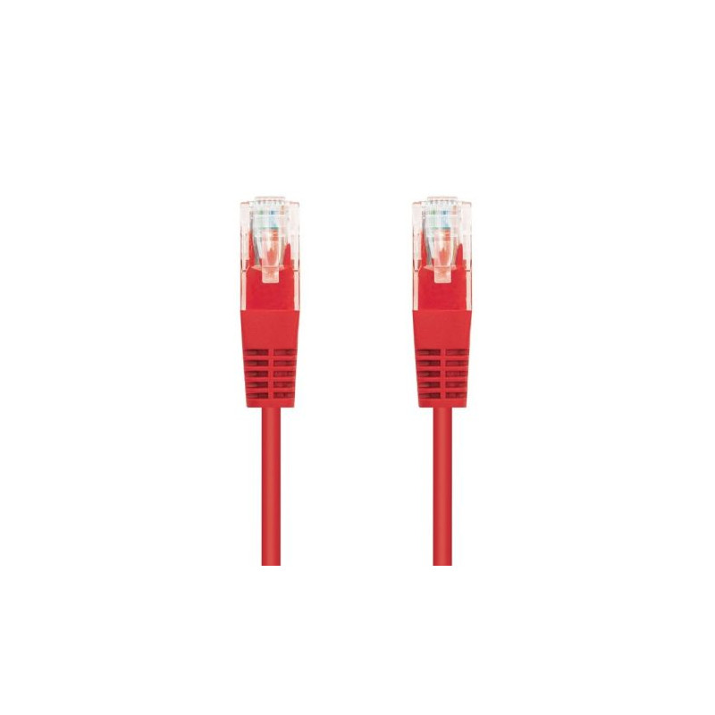 Cable de Red Latiguillo RJ45 Cat 6 UTP - 2 m · Rojo