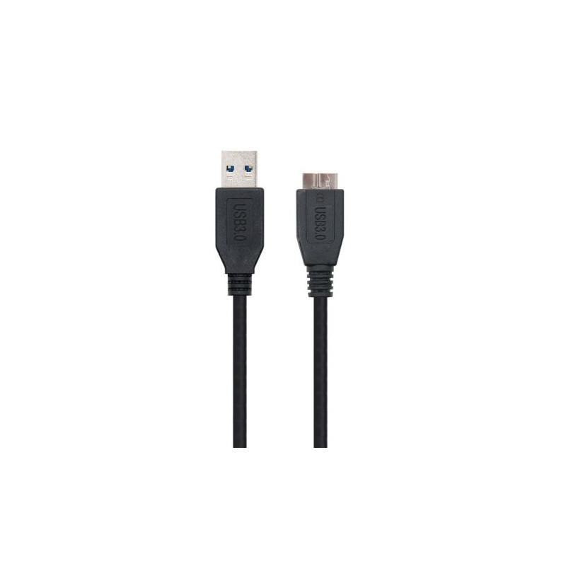 Cable USB 3.0 Tipo A a Micro USB Tipo B - 2 m · Negro