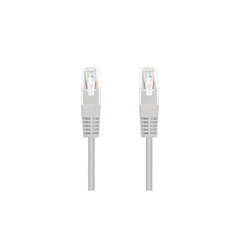 Cable de Red Latiguillo RJ45 Cat 6 UTP - 1 m · Gris