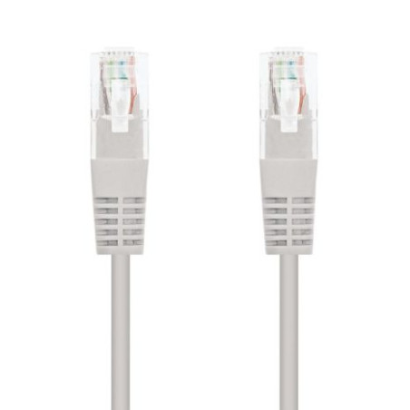 Cable de Red Latiguillo RJ45 Cat 6 UTP - 1 m · Gris