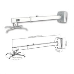 Soporte de Pared para Proyector APPROX APPSV03P - 135 cm · 10kg