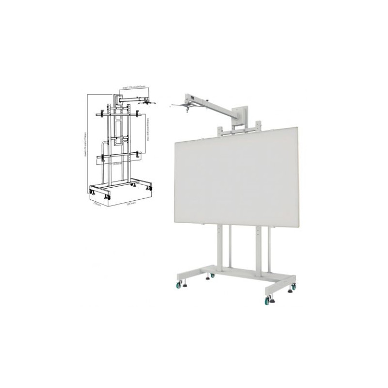 Soporte Móvil para Proyector APPROX APPIBSTD - 80 · 120 · 10kg · 100Kg