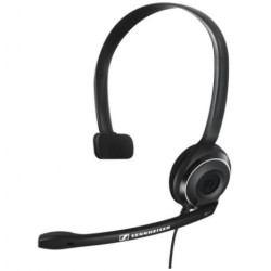 Auricular Diadema con Cable SENNHEISER PC 7 504196 - USB · Monoaural · Cable 2m · Cancelación de Ruido · Negro