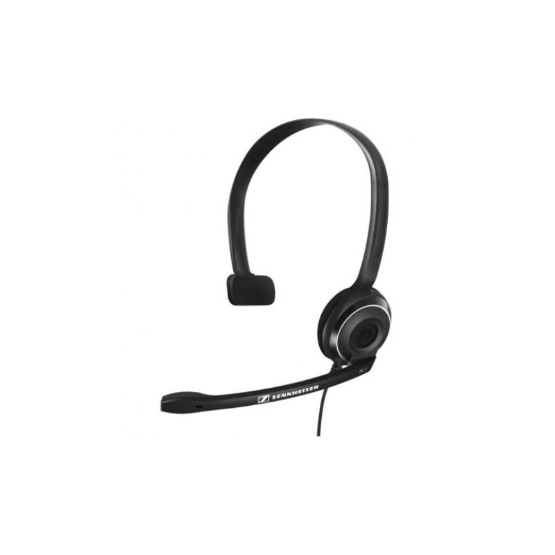 Auricular Diadema con Cable SENNHEISER PC 7 504196 - USB · Monoaural · Cable 2m · Cancelación de Ruido · Negro