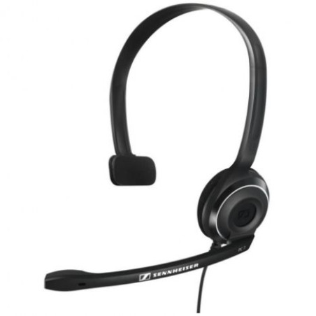 Auricular Diadema con Cable SENNHEISER PC 7 504196 - USB · Monoaural · Cable 2m · Cancelación de Ruido · Negro