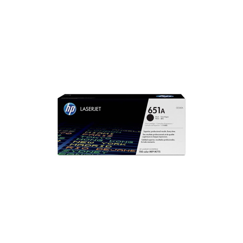 Toner Original HP 651A Negro - CE340A [PAG-13500]