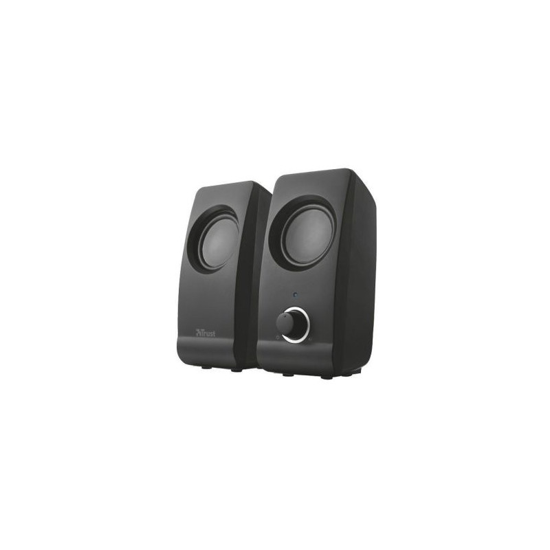 Altavoces TRUST Remo 2.0 17595 - USB/Jack 3.5mm · 8W · PC/Mac · Negro